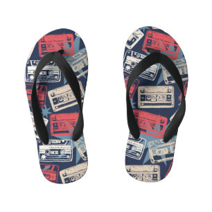 Chanclas Para Niños Casetes antiguos de música vintage impecables