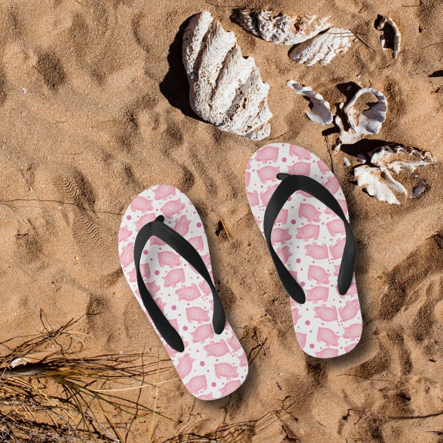 Chanclas Para Niños Cerdos rosas niños Flip Flops (Subido por el creador)