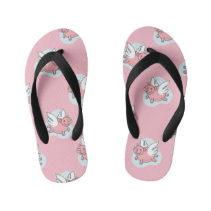 Chanclas Para Niños Cerdos Voladores Año Chino Zodiaco Elige Color KFF