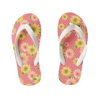 Chanclas Para Niños Cherry de girasol. Flip Flops de niños