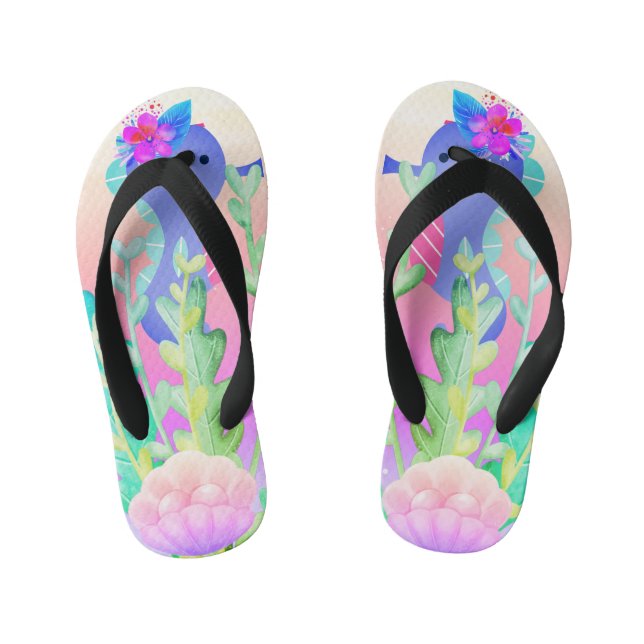 Chanclas Para Niños Chicas Bajo el mar (Plantilla)