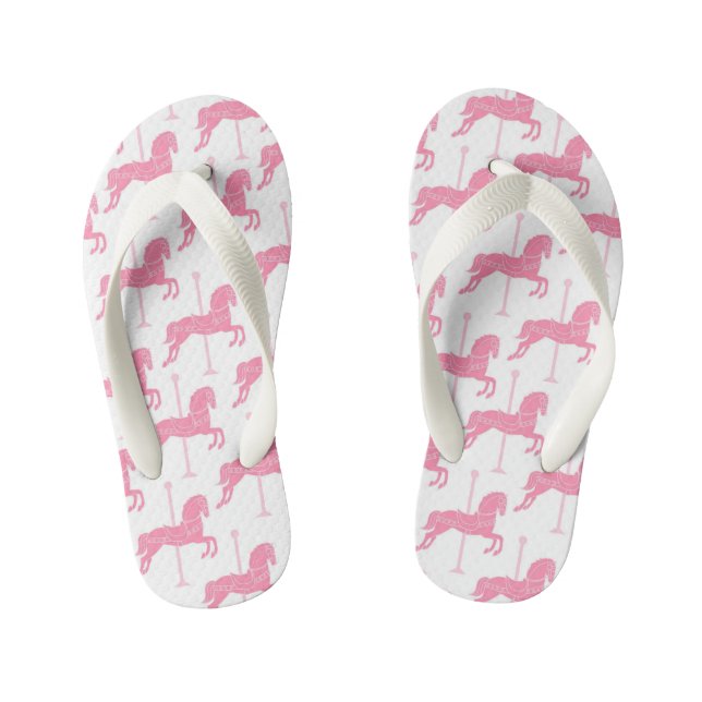 Chanclas Para Niños chicas lindos alegres giras de patrón flip flops (Plantilla)