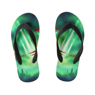 Chanclas Para Niños cielo verde