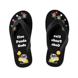 Chanclas Para Niños Cinco dioses panda Yang