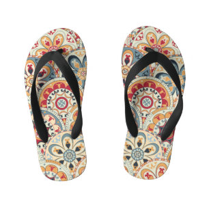 Chanclas Para Niños Círculos abstractos: fondo de escritorio de color 