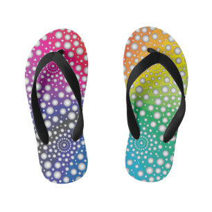 Chanclas Para Niños Círculos Mandala 2