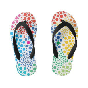 Chanclas Para Niños Círculos Mandala 3