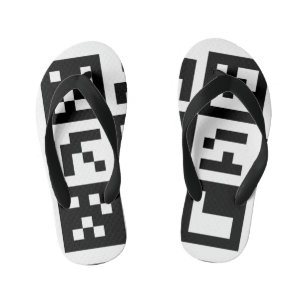 Chanclas Para Niños código qr