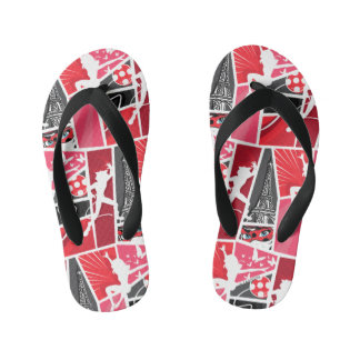 Chanclas Para Niños Cómic Milagroso Ladybug Patrón de París