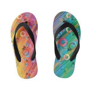Chanclas Para Niños Composición abstracta