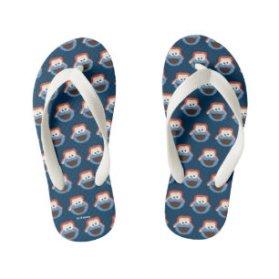 Chanclas Para Niños Cookie Monster Woodland Face
