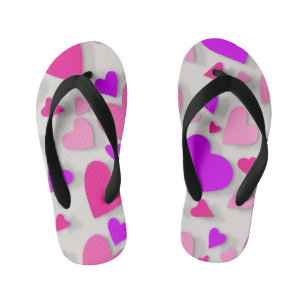 Chanclas Para Niños Corazón de papel decorativo 3