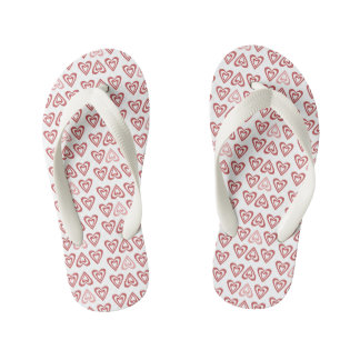 Chanclas Para Niños Corazones Adorables de San Valentín – Diseño de Am