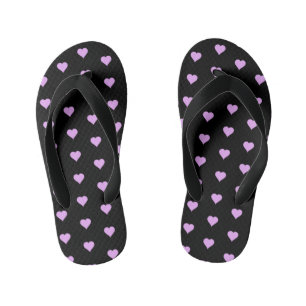 Chanclas Para Niños Corazones rosados