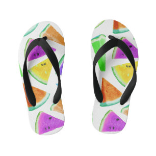 Chanclas Para Niños Creación de patrones de sandía 6