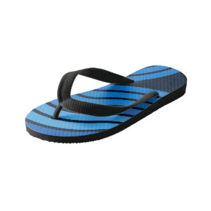 Chanclas Para Niños curvas azules