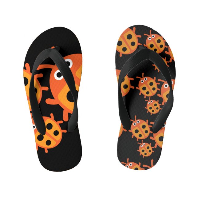 Chanclas Para Niños Cute Kids ladybird Family (Plantilla)