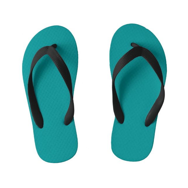 Chanclas Para Niños Cyan oscuro (Plantilla)