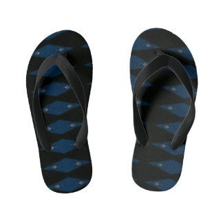 Chanclas Para Niños diamantes azules
