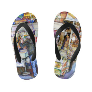 Chanclas Para Niños Dios del Hot Dog, Ciudad de Nueva York