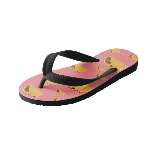 Chanclas Para Niños Diseño del Martes de Taco - Niños Flip Flops (Angular)