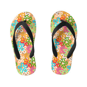 Chanclas Para Niños Diseño del patrón africano de ankara
