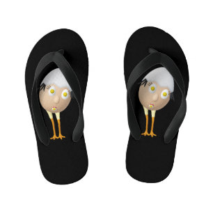 Chanclas Para Niños Diseño divertido del personaje de huevo RG y RA