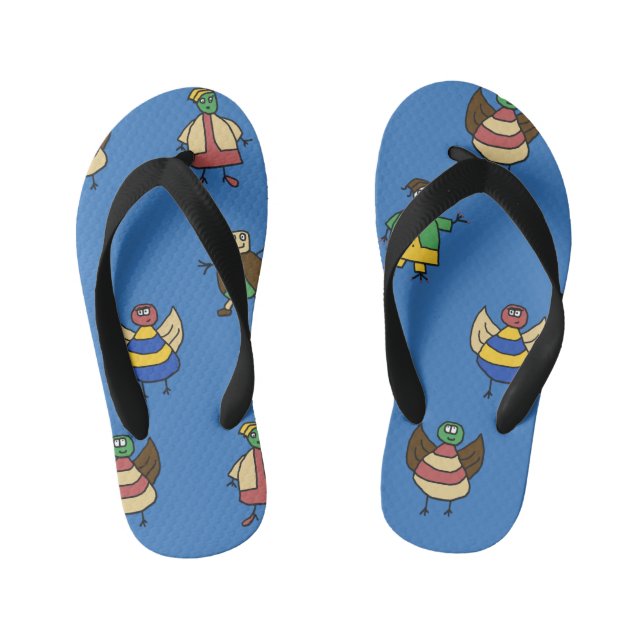 Chanclas Para Niños Diversión de dibujos animados para niños Niño de c (Plantilla)