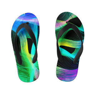 Chanclas Para Niños Diversión rosa verde azul turquesa color bonito