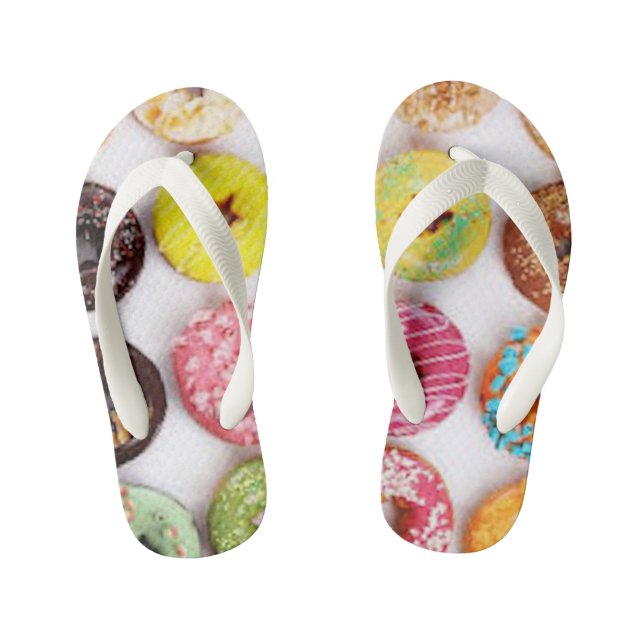 Chanclas Para Niños Donut Flip Flops para niños (Plantilla)