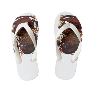 Chanclas Para Niños Dragón (Diseño de firma)