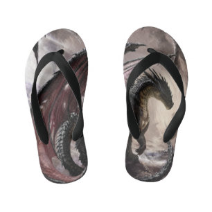 Chanclas Para Niños Dragón En Cueva
