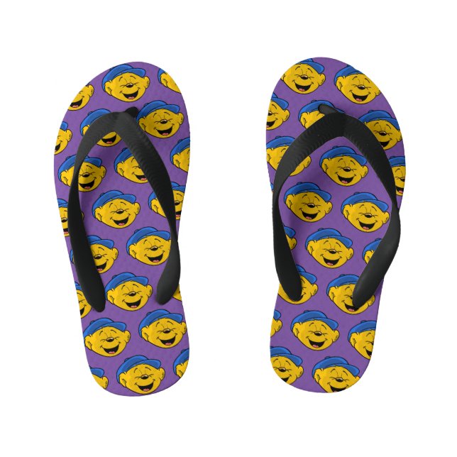 Chanclas Para Niños Emoji de Ferald Laughing (Plantilla)