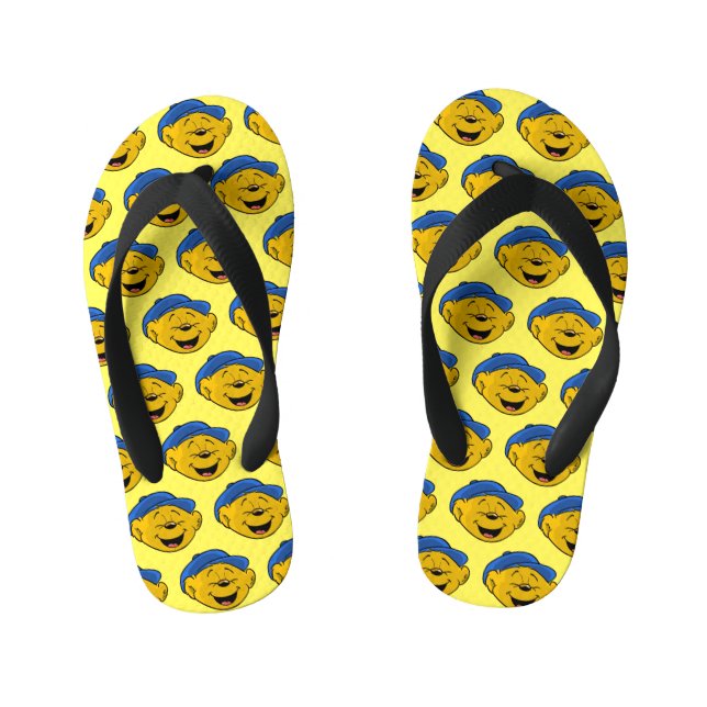 Chanclas Para Niños Emoji de Ferald Laughing (Plantilla)