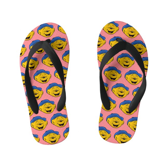 Chanclas Para Niños Emoji de Ferald Laughing (Plantilla)