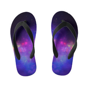 Chanclas Para Niños Espacio profundo de galaxia