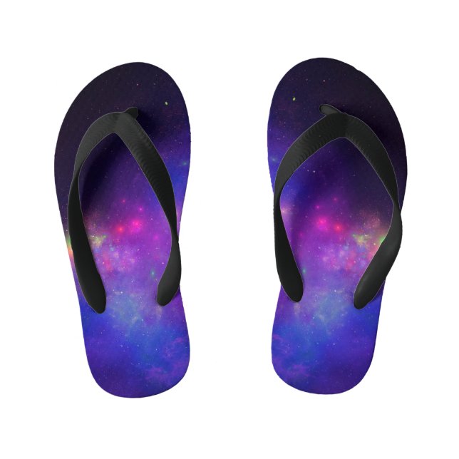 Chanclas Para Niños Espacio profundo de galaxia (Plantilla)