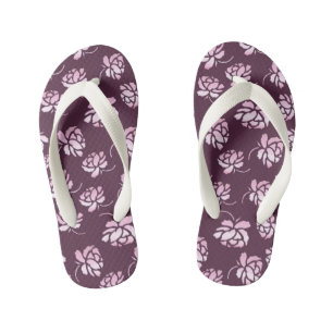 Chanclas Para Niños Estampado de flores retro
