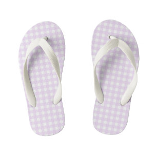 Chanclas Para Niños F & L Pink Gingham