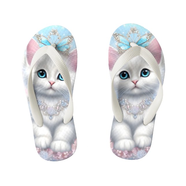Chanclas Para Niños Fairy Princess Kitten (Plantilla)