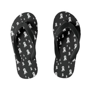 Chanclas Para Niños Fantasma oscuro de Halloween