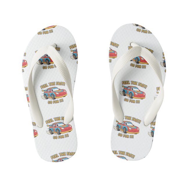 Chanclas Para Niños "Feel The Fast" Junior Racer Edition (Plantilla)