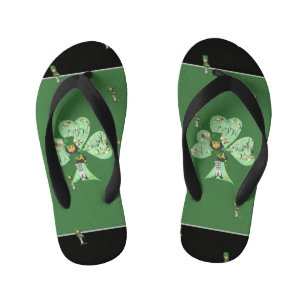 Chanclas Para Niños "Feliz Día de San Patricio"