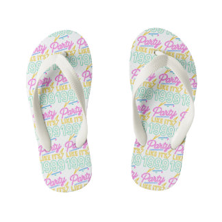 Chanclas Para Niños Fiesta Como Si Fuera 1999®™ – Voltaje Neon