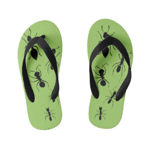 Chanclas Para Niños Fiesta del Jardín de Verano garabateando hormigas 
