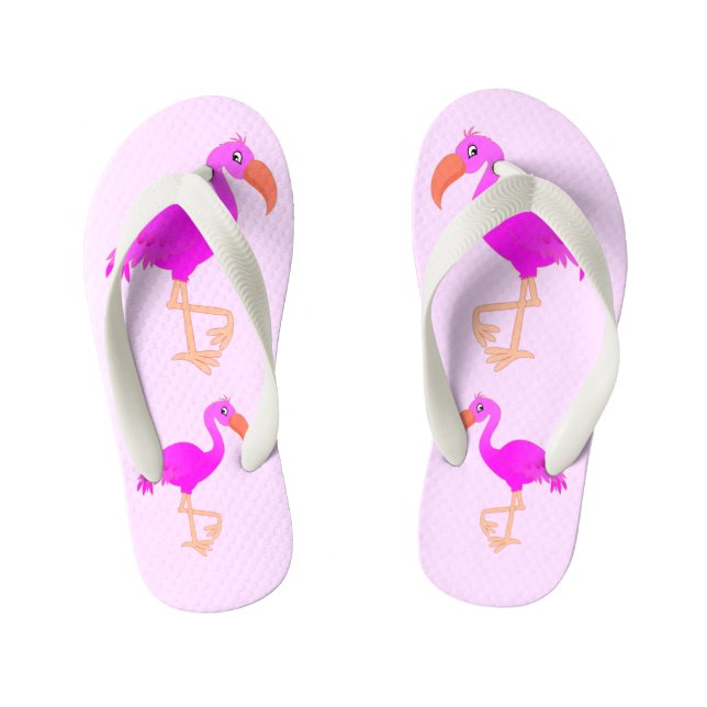 Chanclas Para Niños Flamenco Lindo - Feliz (Plantilla)
