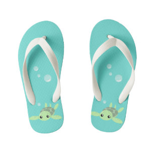 Chanclas Para Niños Flechas de tortuga marina, niños