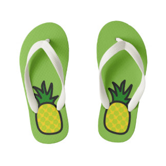 Chanclas Para Niños Flip Flags de piña de limón