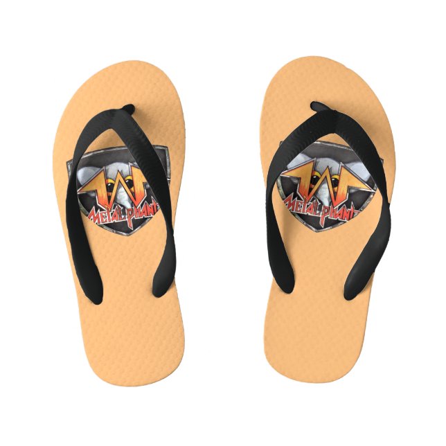 Chanclas Para Niños Flip Flip Flops metalfálico - imagen única (Plantilla)