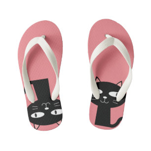 Chanclas Para Niños Flip Flop del gato
